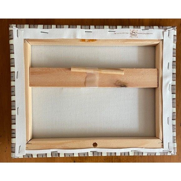 FAMILY CLIP 8"X10" size holds smaller photo Front Door CANVAS FRAME GLORYHAUS - Picture 4 of 4